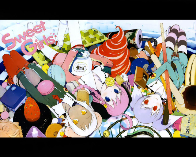 Cartoon children sweet sign food free wallpaper for desktop - medium preview image