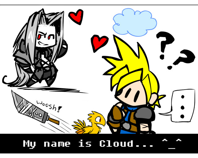 Cloud bird gun characters illustration free wallpaper for desktop - medium preview image
