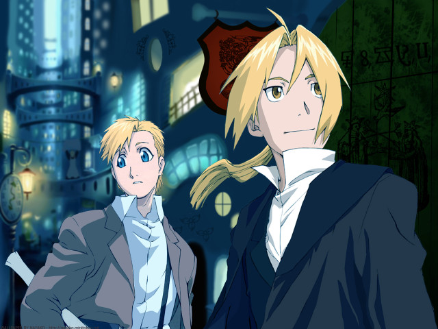 Anime city night clock gothic free wallpaper for desktop - medium preview image