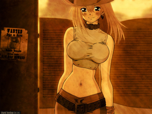 Cowboy woman anime gun cobra free wallpaper for desktop - medium preview image