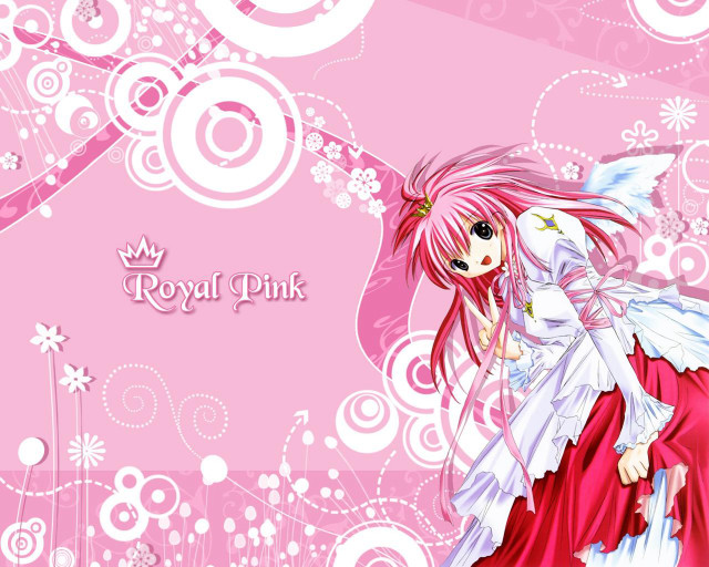 Pink girl with angel wings free wallpaper for desktop - medium preview image