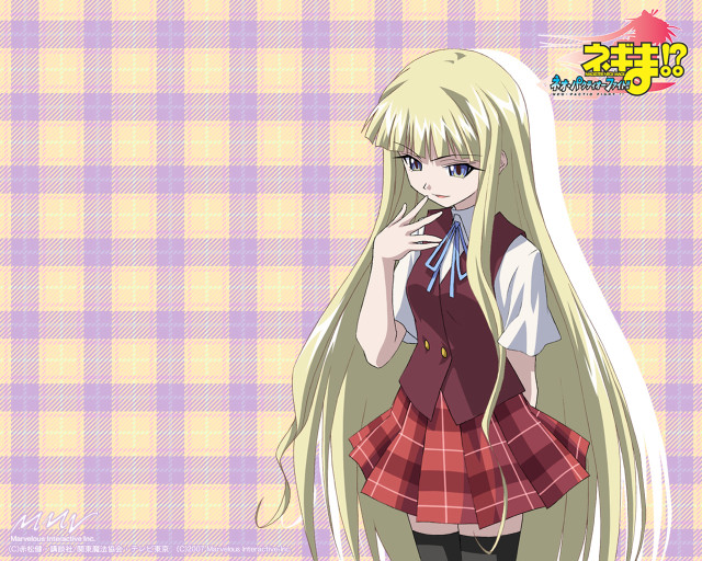 Girl long blonde school uniform free wallpaper for desktop - medium preview image