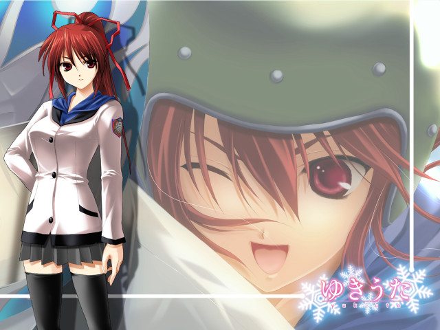 Girl uniform wall picture eizan free wallpaper for desktop - medium preview image