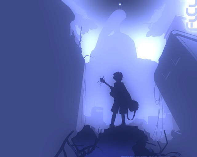 Silhouette guitar neon darkroom chair free wallpaper for desktop - medium preview image