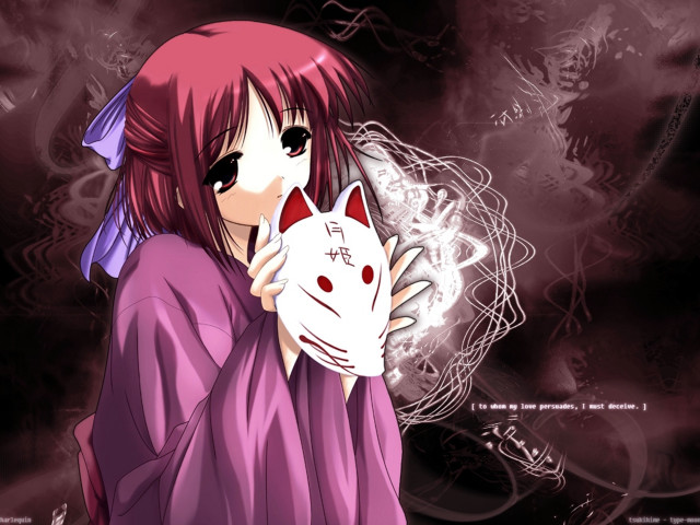 Girl cat pink background gothic free wallpaper for desktop - medium preview image