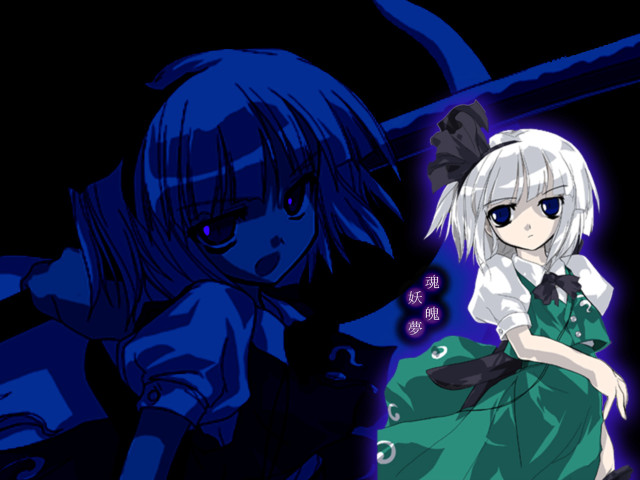 Girl suit dress blue light free wallpaper for desktop - medium preview image