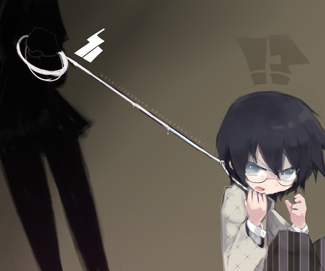 Man sticking gear yandere grimdark free wallpaper for desktop - medium preview image