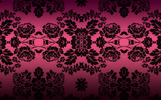 Black pink floral wallpaper design free wallpaper for desktop - medium preview image