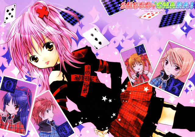 Pink hair girl card dice free wallpaper for desktop - medium preview image