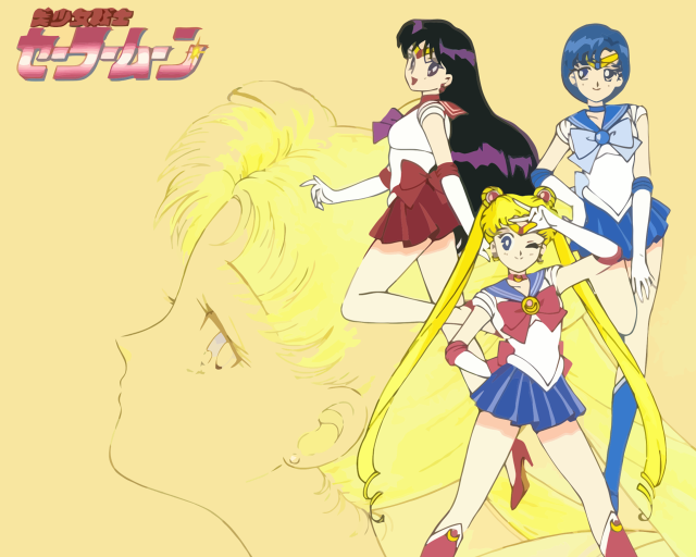 Anime girls sailor moon colorful free wallpaper for desktop - medium preview image