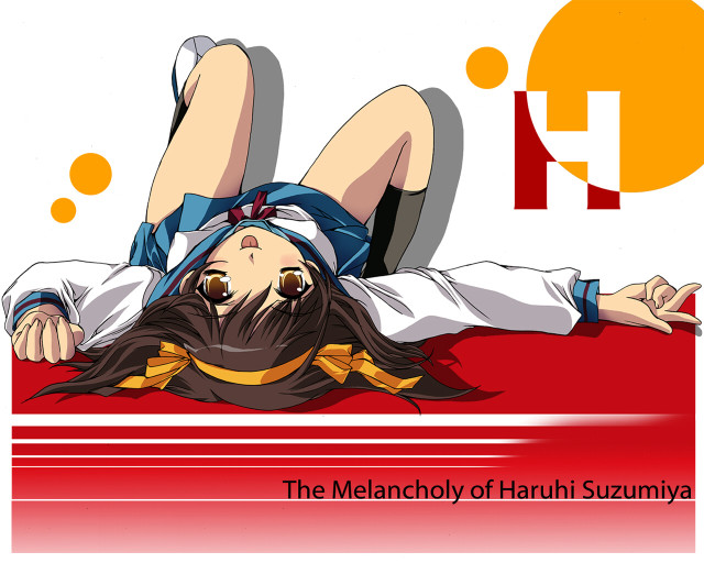 Melancholy haruhi suzumiya longhair beard free wallpaper for desktop - medium preview image