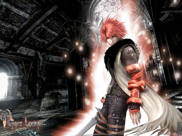 Fantasy hero demon sword dark free wallpaper for desktop - medium preview image