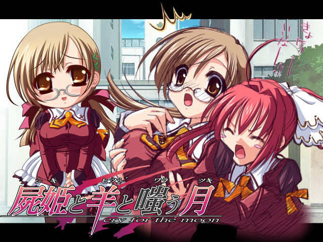 Anime girls building clock remodernism free wallpaper for desktop - medium preview image