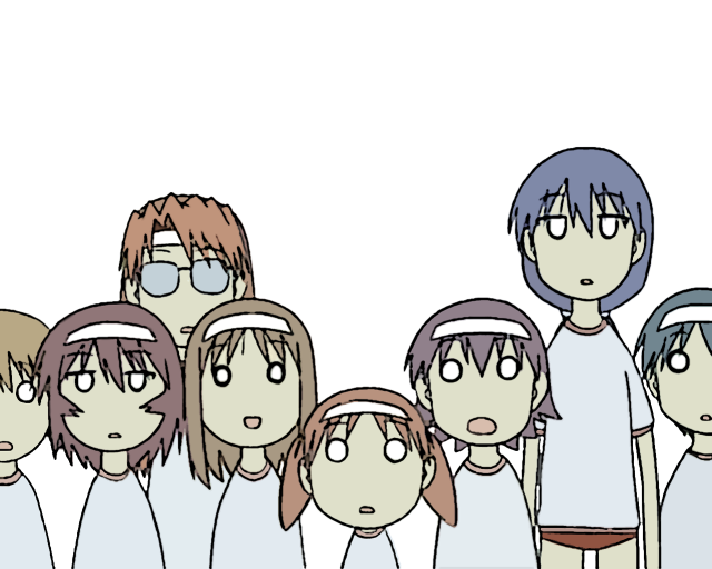 Group glasses sad drawing girls free wallpaper for desktop - medium preview image
