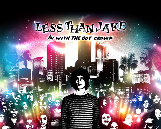 Less than lake city skyline free wallpaper for desktop - medium preview image