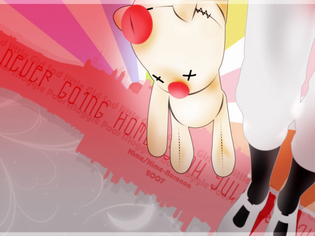 Clown nose ring anime pop free wallpaper for desktop - medium preview image