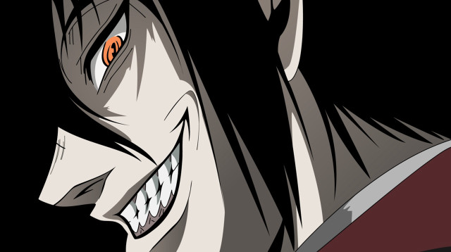 Creepy toothy grin red collar free wallpaper for desktop - medium preview image
