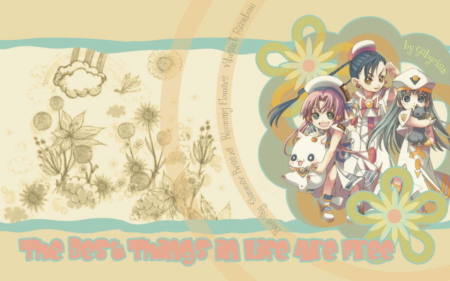 Flower girls anime costume flowers free wallpaper for desktop - medium preview image