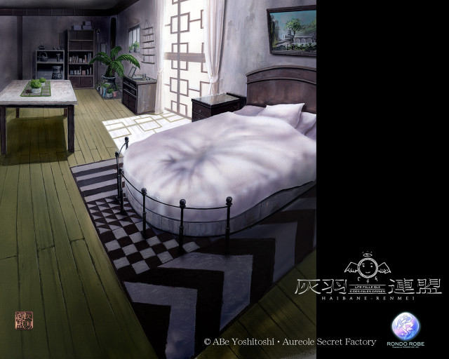 Bed table checkered rug remodernism free wallpaper for desktop - medium preview image