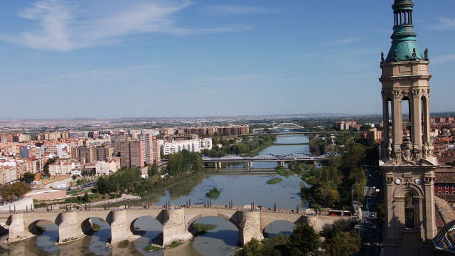 Bridge river tower foreground middle free wallpaper for desktop - medium preview image