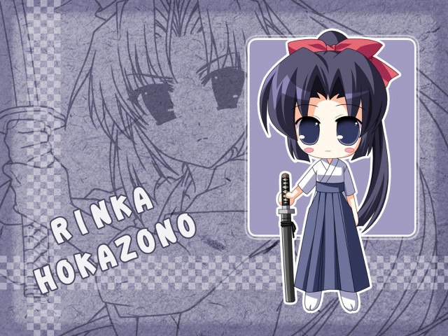 Cartoon character black hair red free wallpaper for desktop - medium preview image