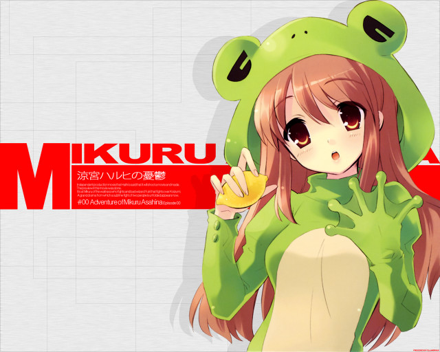 Girl frog costume banana mikru free wallpaper for desktop - medium preview image