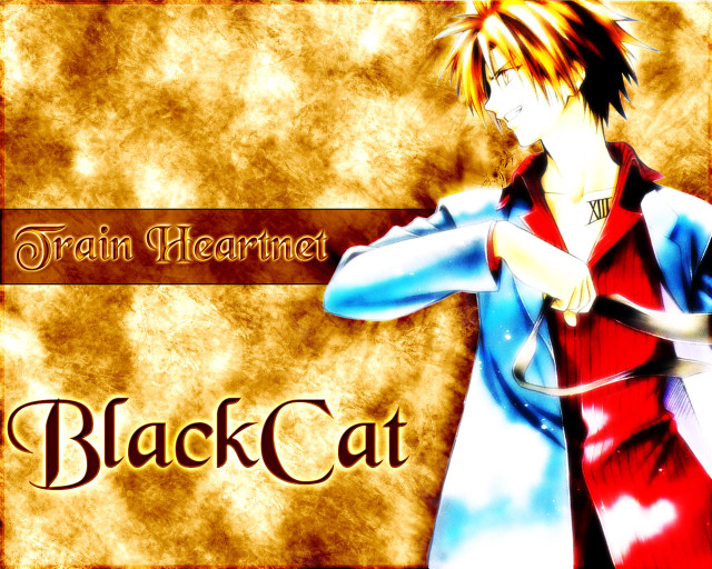 Anime sword gothic black cat free wallpaper for desktop - medium preview image