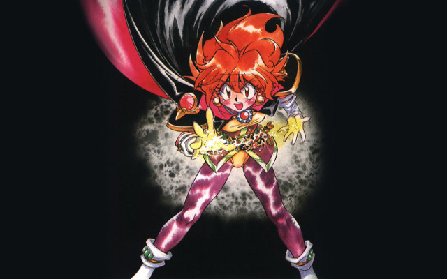 Red haired anime sword cape free wallpaper for desktop - medium preview image