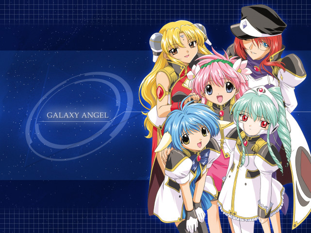Galaxy angel anime girls space free wallpaper for desktop - medium preview image