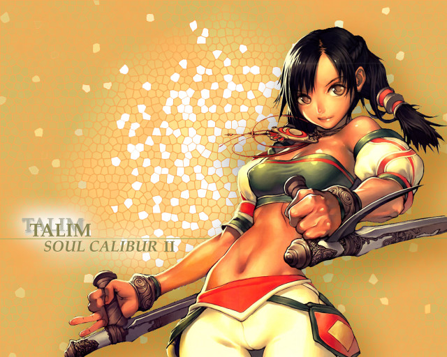 Woman sword honeycomb bubbles celshading free wallpaper for desktop - medium preview image