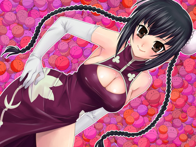 Purple dress hearts pink remodernism free wallpaper for desktop - medium preview image