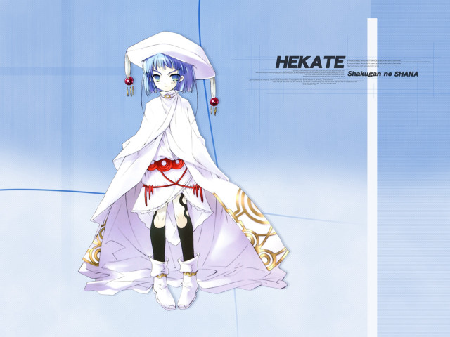 White kimono blue hair blue free wallpaper for desktop - medium preview image