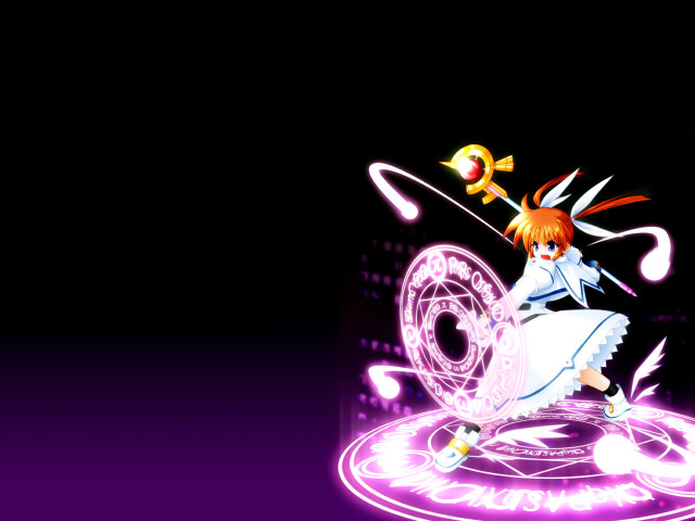 Girl dancing hologram magic wings free wallpaper for desktop - medium preview image