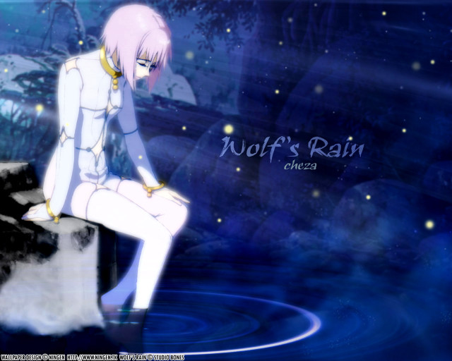 Anime girl rock water gothic free wallpaper for desktop - medium preview image