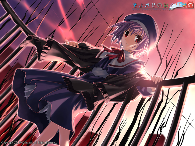 Anime sword gothic pink hair free wallpaper for desktop - medium preview image
