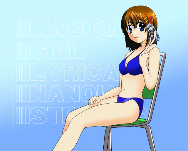 Women bikini chair phone blue free wallpaper for desktop - medium preview image