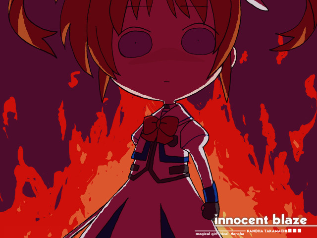 Red flame kyoto alice blood free wallpaper for desktop - medium preview image