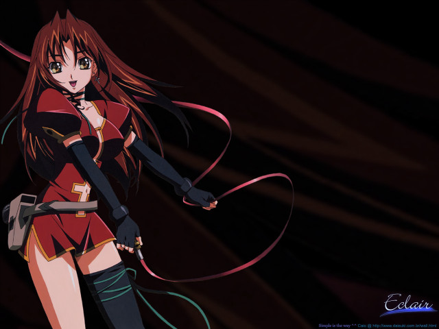 Anime girl long hair sword #3 free wallpaper for desktop - medium preview image