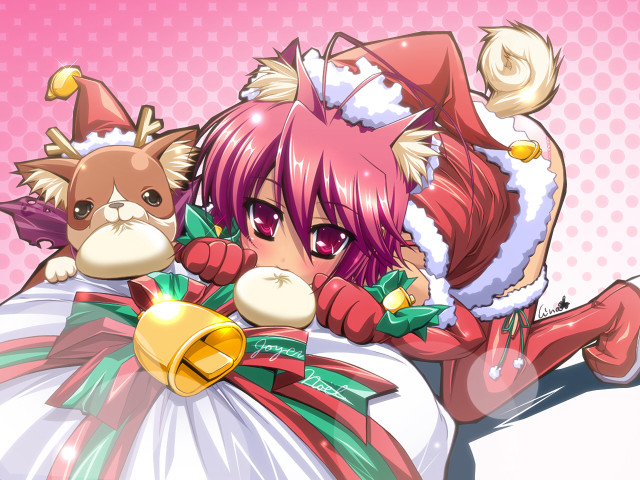 Cartoon aya goda christmas santa free wallpaper for desktop - medium preview image