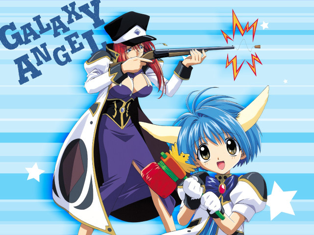 Galaxy angel girls space military free wallpaper for desktop - medium preview image