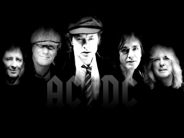 Group people dark room ACDC free wallpaper for desktop - medium preview image