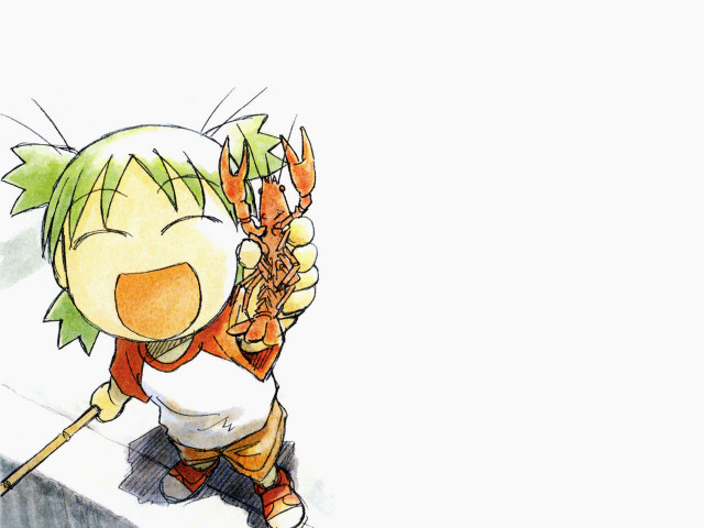 Person lobster stick smile fullbody free wallpaper for desktop - medium preview image