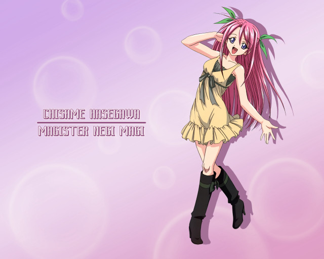 Pink hair girl boots purple free wallpaper for desktop - medium preview image