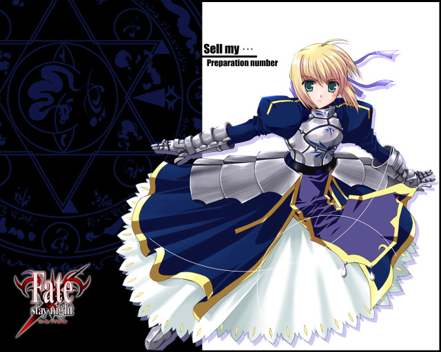 Alice princess armor sword blue free wallpaper for desktop - medium preview image