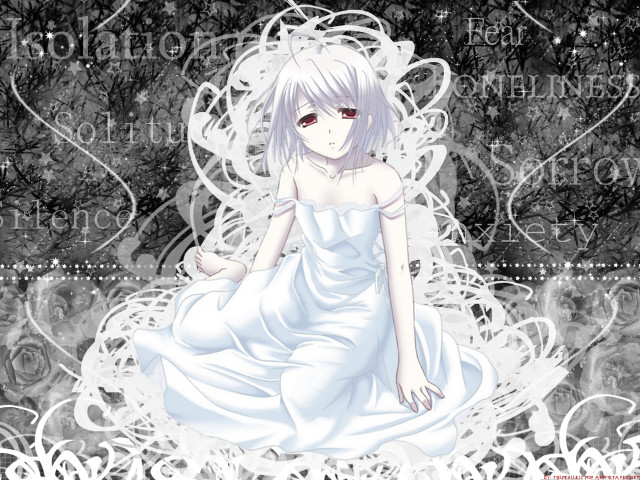 Alice prin white dress gears free wallpaper for desktop - medium preview image