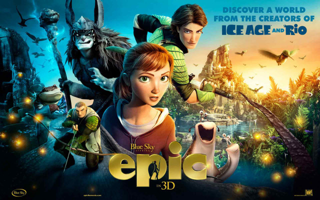 Animated movie poster epic 3d free wallpaper for desktop - medium preview image