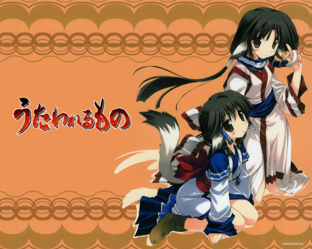 Anime characters longhair tails sword free wallpaper for desktop - medium preview image