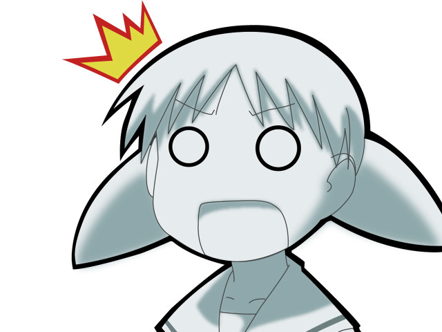 Crown aya goda manga greyscale free wallpaper for desktop - medium preview image