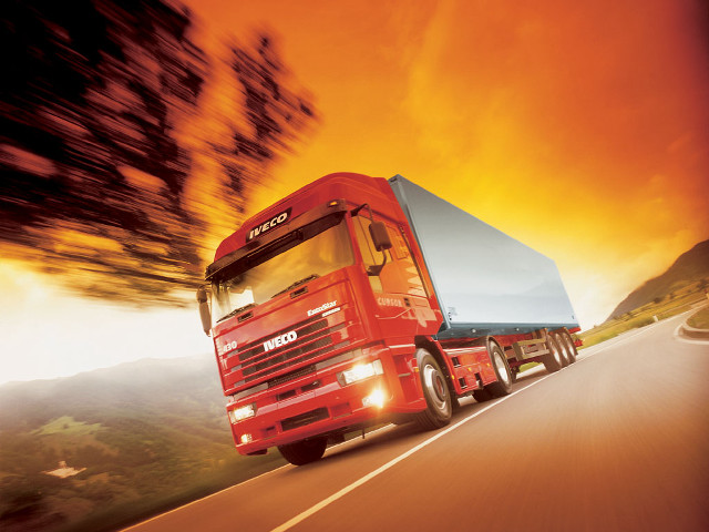 Red truck sunset mountains beach free wallpaper for desktop - medium preview image