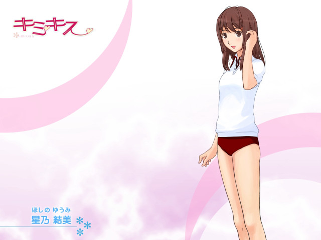 Woman pink background adjusting hair free wallpaper for desktop - medium preview image